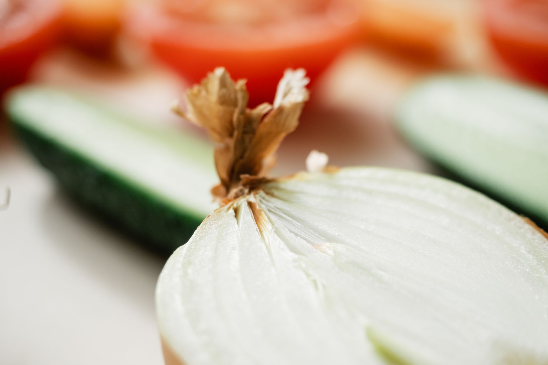 Fresh vibrant biological food raw ingredients